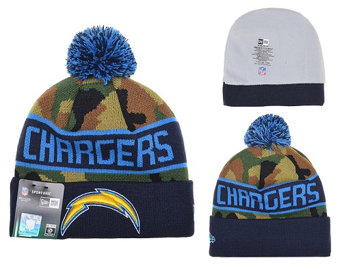 NFL Los Angeles Chargers Stitched Knit Beanies 003